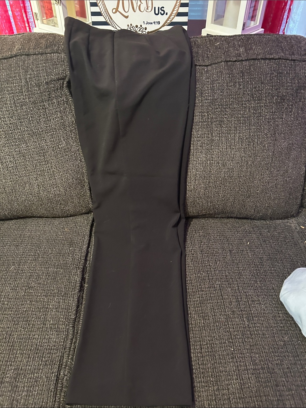 East 5th Black Straight-Leg Trousers